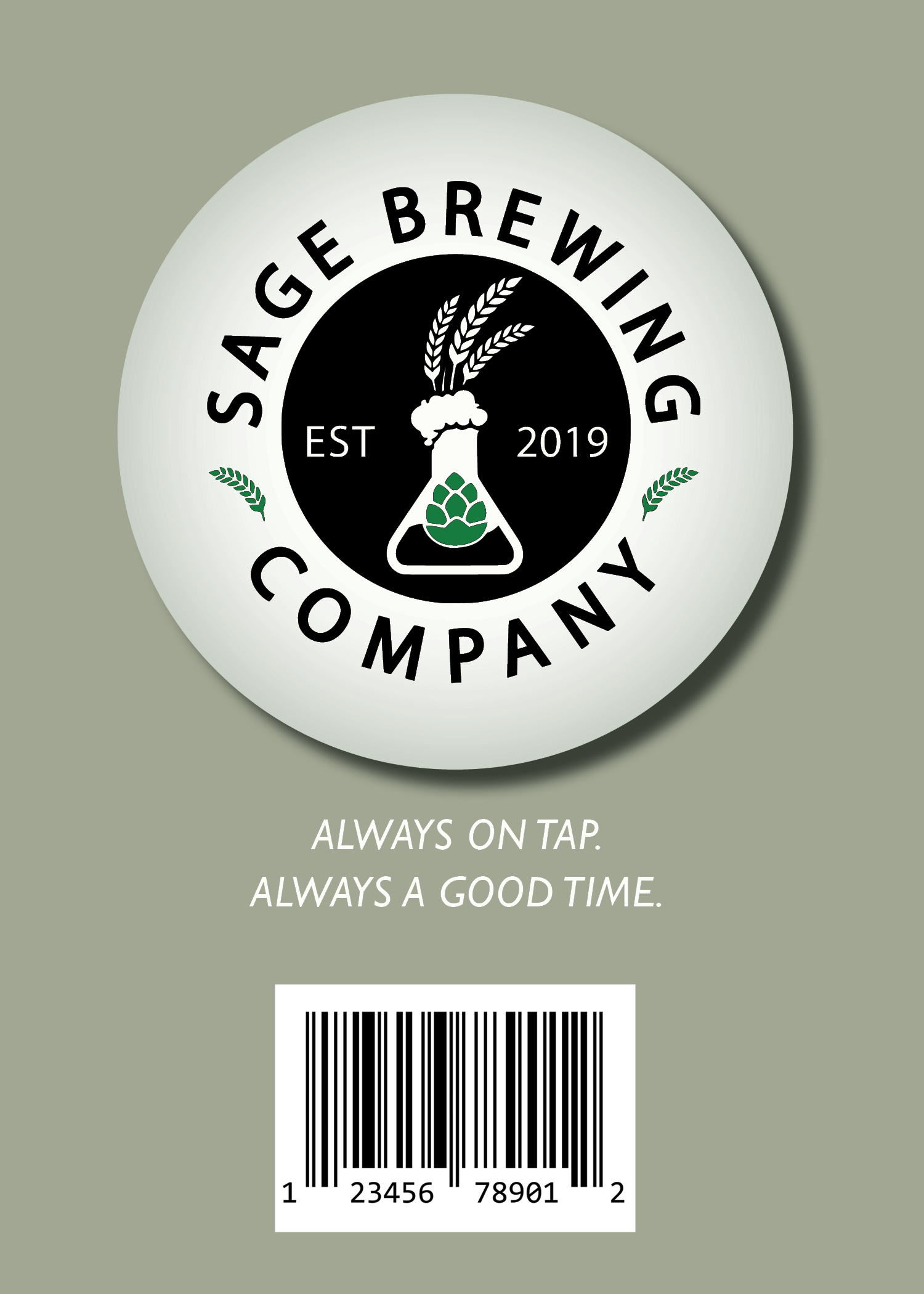 Sage Brewing menu back