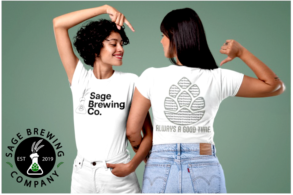 Sage Brewing shirt mockup