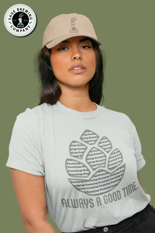 Sage Brewing good time shirt mockup